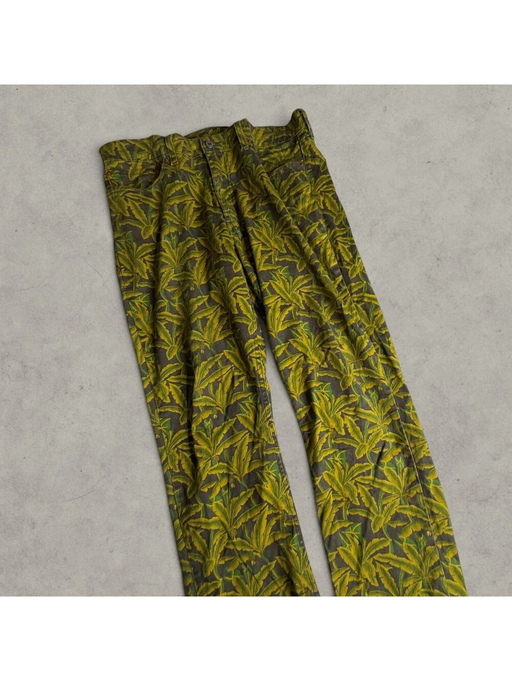Levi's 511 Slim Fit Banana Tree Print Jeans Men's Size 36x32